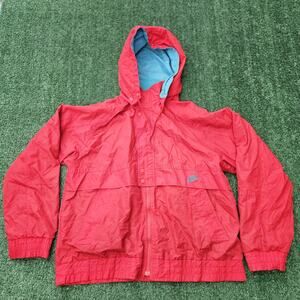 Rare Vintage NIKE Spell Out Swoosh Full Zip Windbreaker Track Jacket 80s 90s L